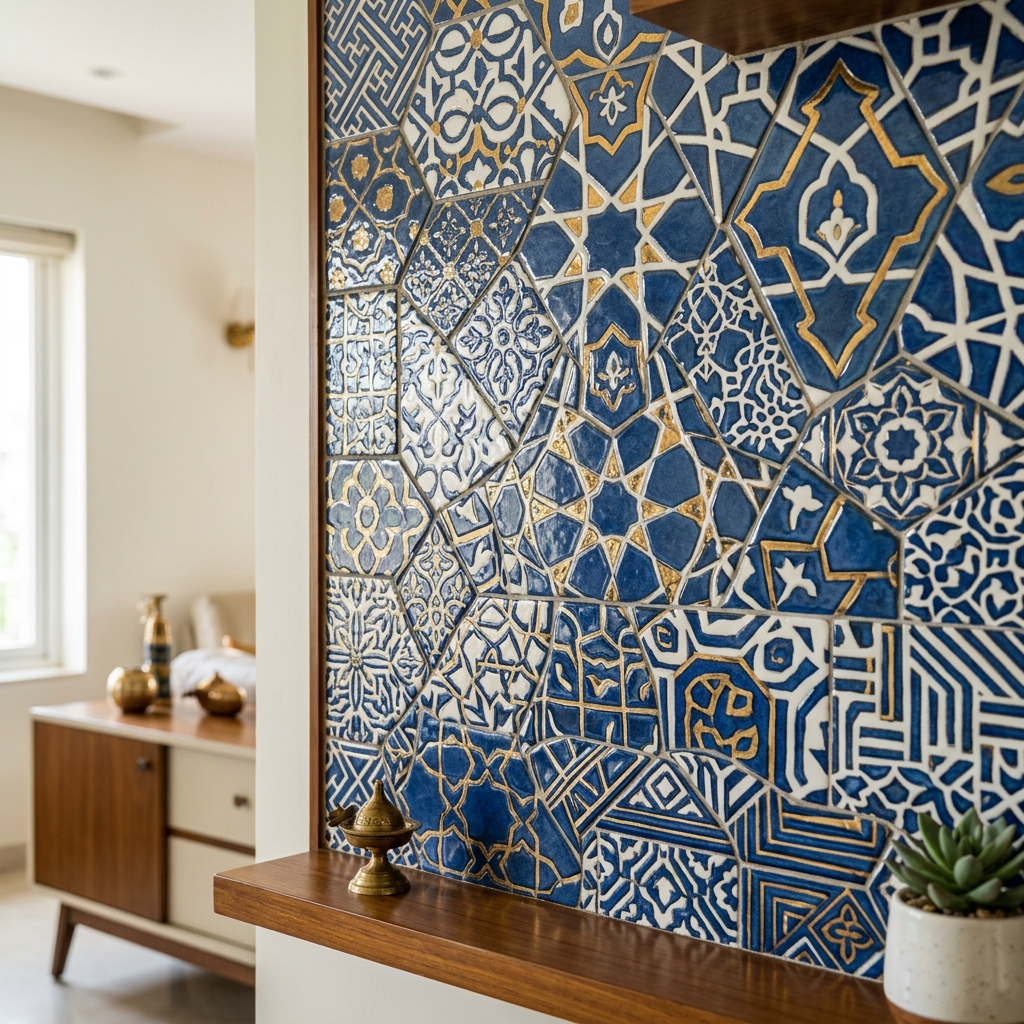 Decorative wall tiles